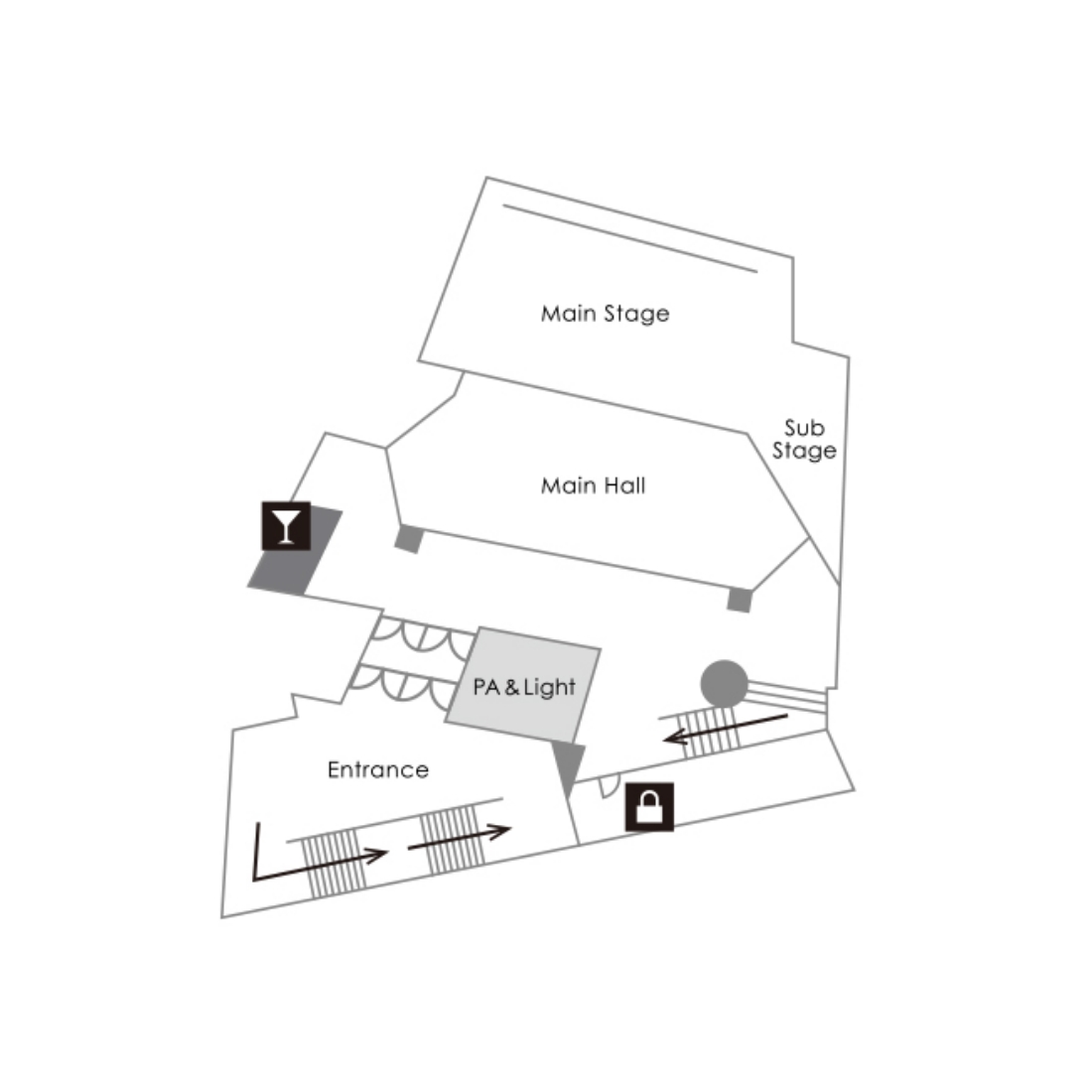 Spotify O-EASTの座席表2